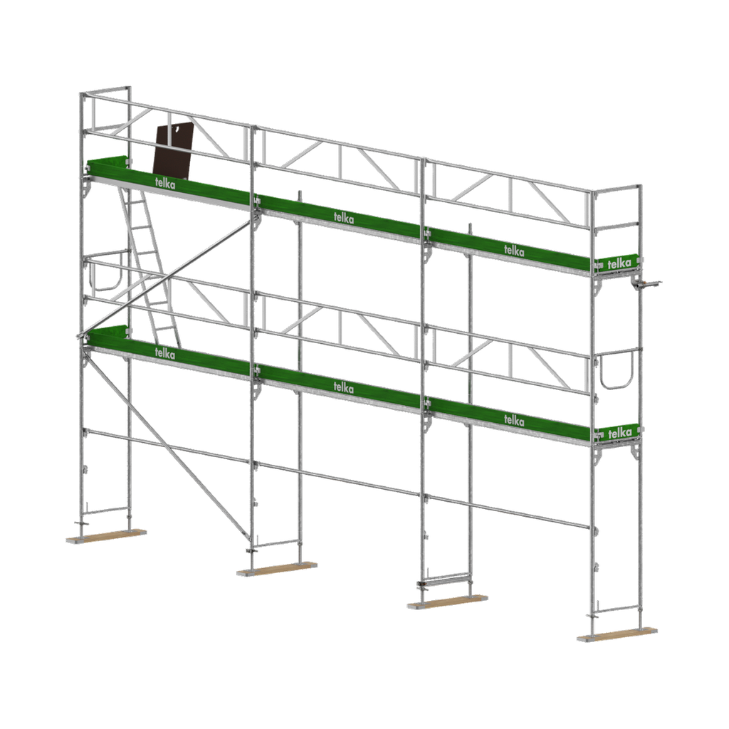 [PA6033UNI73] Pack 60 m² UNICO 73 alu · 3 × 3,07 m · hauteur 6,5 m