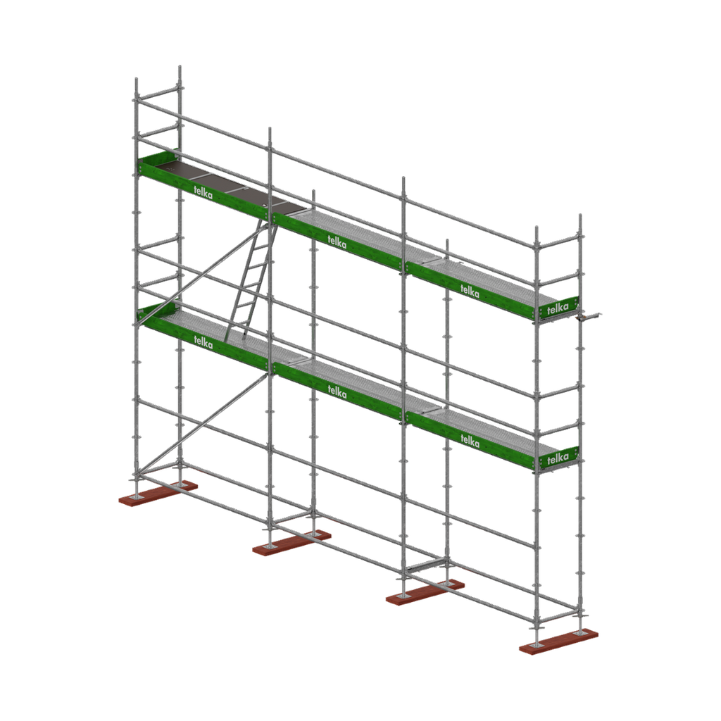 [PG6033UNIX] Pakket 60 m² UNICO X gegalvaniseerd · 3 × 3,07 m · hoogte 6,5 m