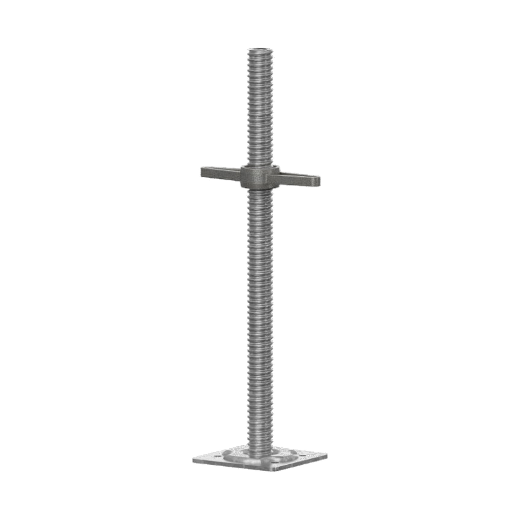 Pied réglable Ø38 galvanisé HDG (30 cm)