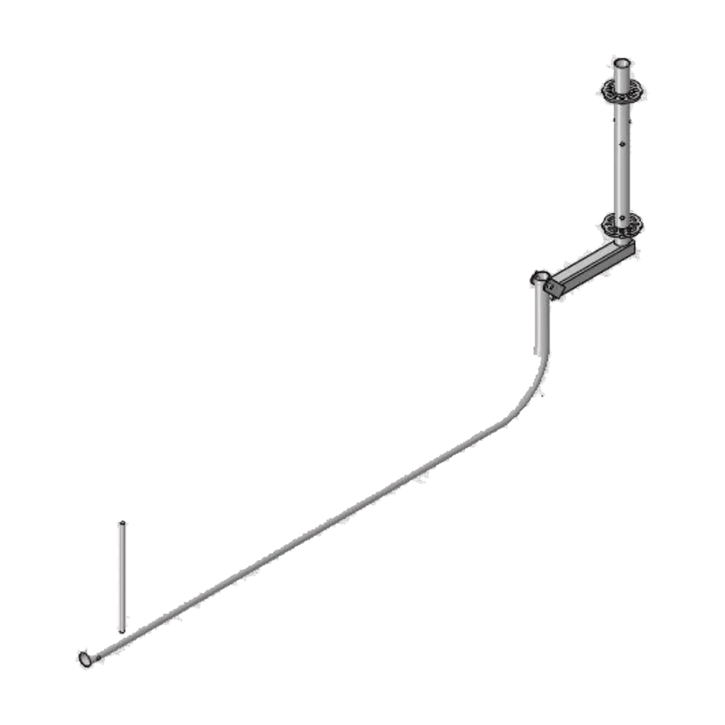 [GUXTPL] Garde corps UNICO X pour plot toiture plate