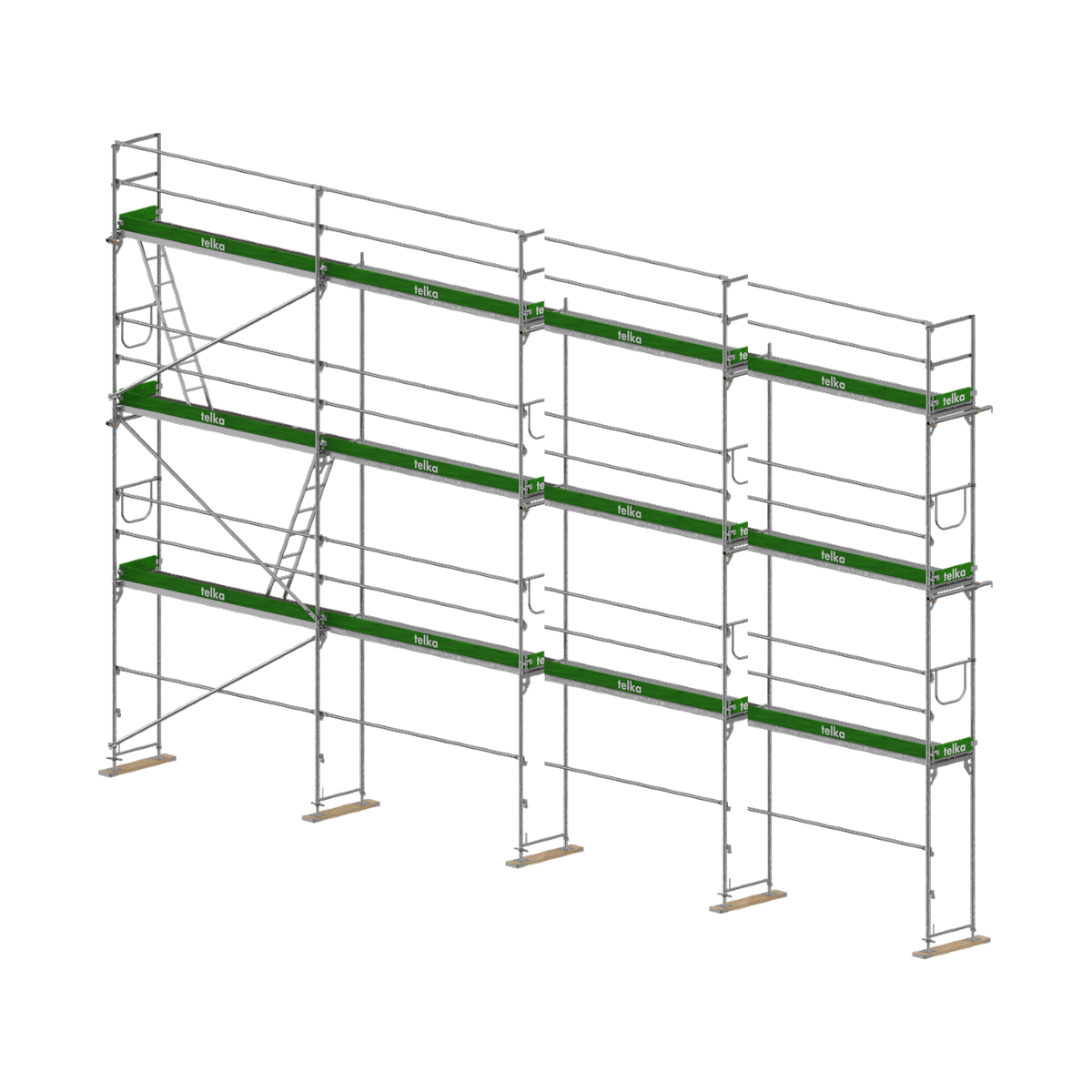 Pack échafaudage 100 m² UNICO 73 galva hauteur 8,5 m